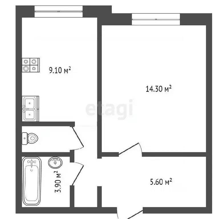 1-к кв. Москва Коровинское ш., 1К1 (35.9 м) - Фото 1