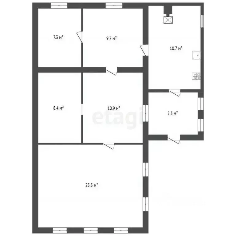 Дом в Саратовская область, Романовка рп ул. Максима Горького, 3А (78 ... - Фото 1