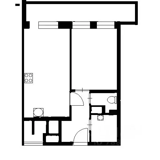1-к кв. Санкт-Петербург Усть-Славянка тер., просп. Советский, 34к2 ... - Фото 2
