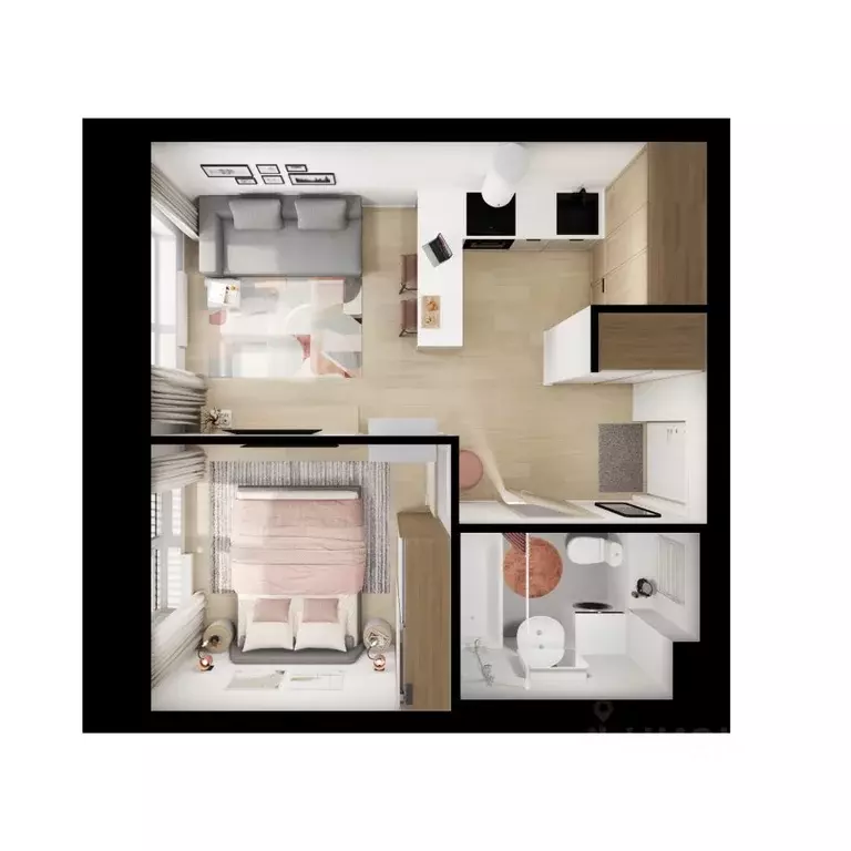 1-к кв. Московская область, Котельники Парковый мкр, Белая Дача Парк ... - Фото 2