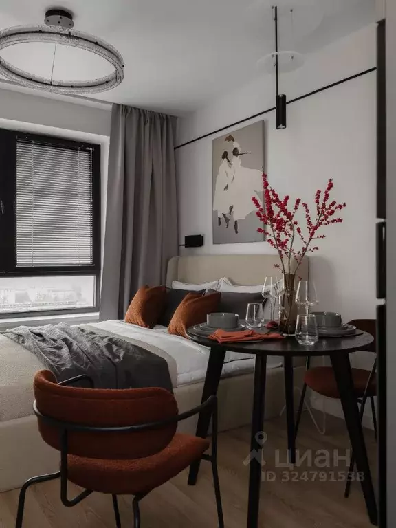 Студия Москва Новоостаповская ул., 7к1 (19.7 м) - Фото 1