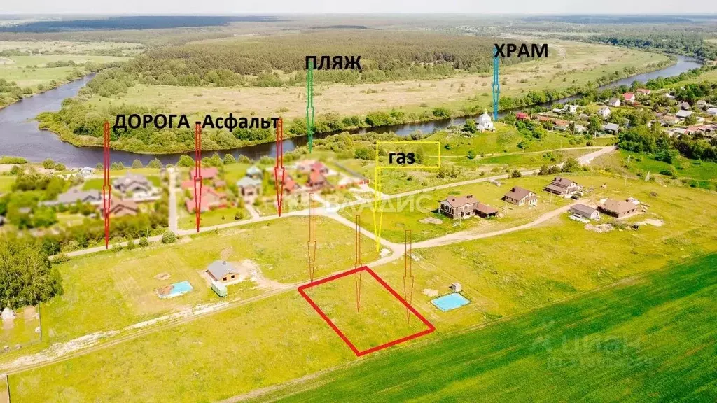 Участок в Владимирская область, Суздальский район, Павловское ... - Фото 1