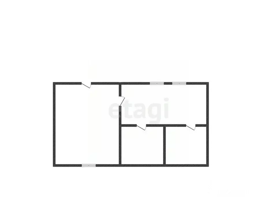 2-к кв. Курская область, Курск Звездная ул., 13 (48.0 м) - Фото 1