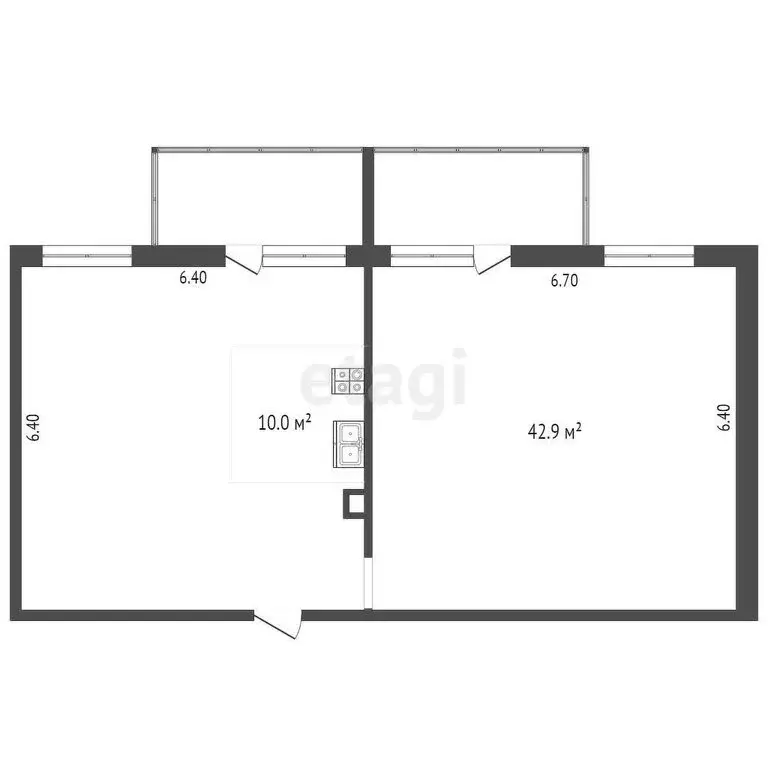 3-комнатная квартира: Петропавловск-Камчатский, улица Ларина, 22 (82.9 ... - Фото 0