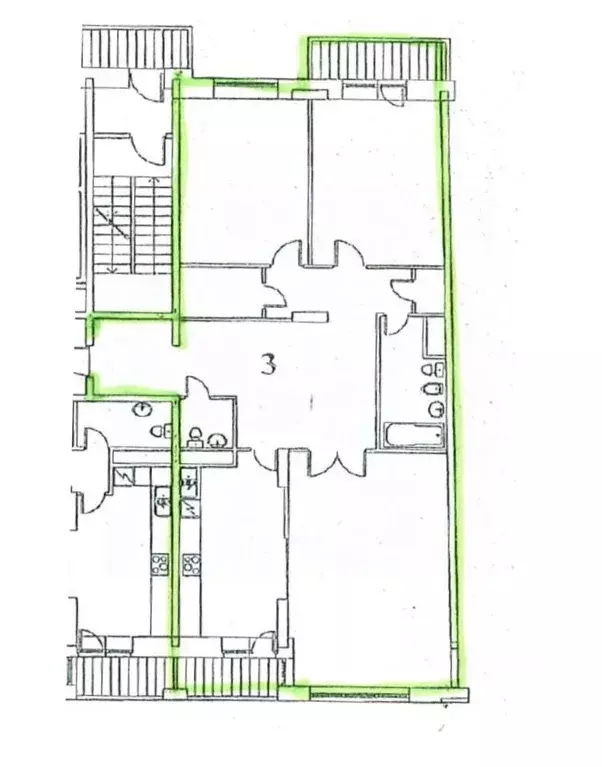 3-к кв. Москва ул. Гризодубовой, 4К1 (136.6 м) - Фото 2