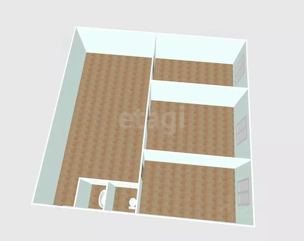 2-к кв. Сахалинская область, Долинский городской округ, с. Сосновка ... - Фото 2