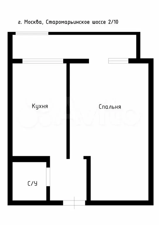 1-к. квартира, 38 м, 3/14 эт. - Фото 0