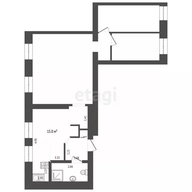 3-к кв. Калининградская область, Советск ул. Герцена, 9 (61.8 м) - Фото 2