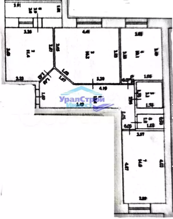 3-к. квартира, 71 м, 3/5 эт. - Фото 0