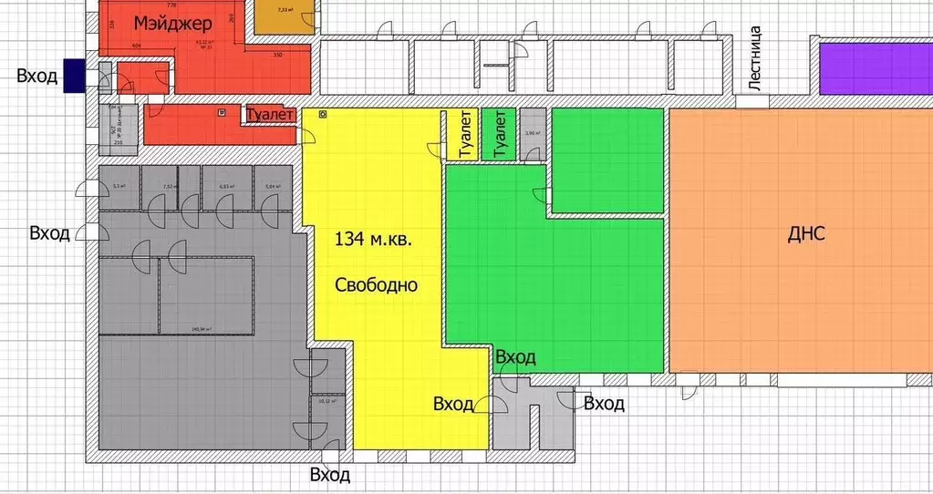 Помещение свободного назначения в Коми, Усинск ул. Нефтяников, 36 (134 ... - Фото 0