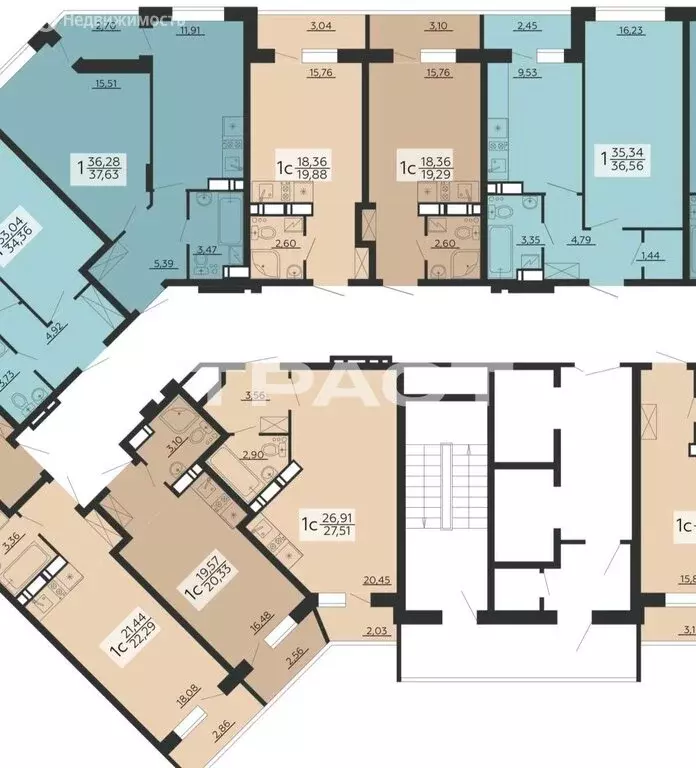 Квартира-студия: Воронеж, улица Богдана Хмельницкого, 53А (19.88 м) - Фото 1