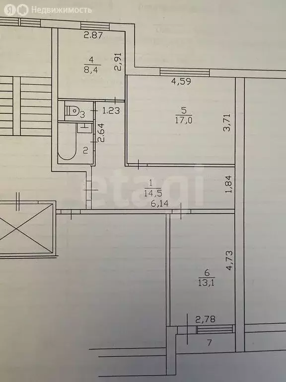 2-комнатная квартира: Всеволожск, микрорайон Южный, Московская улица, ... - Фото 1