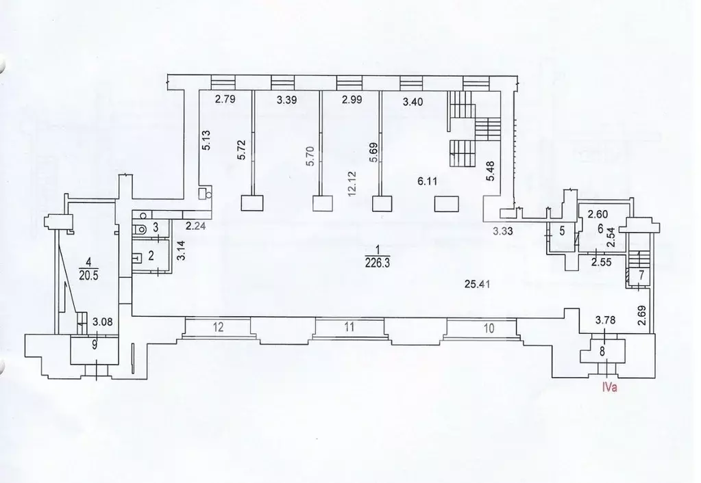 Помещение свободного назначения в Москва пл. Победы, 2К2 (687 м) - Фото 2