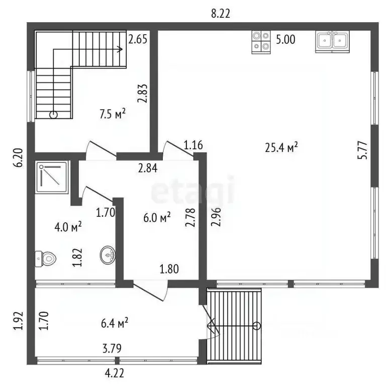 Дом в Ленинградская область, Гатчинский муниципальный округ, д. ... - Фото 2