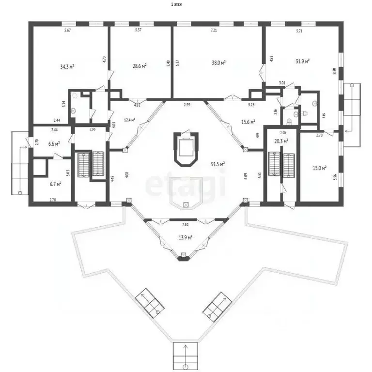 Помещение свободного назначения в Москва ул. Проходчиков, 16С1 (1840 ... - Фото 1