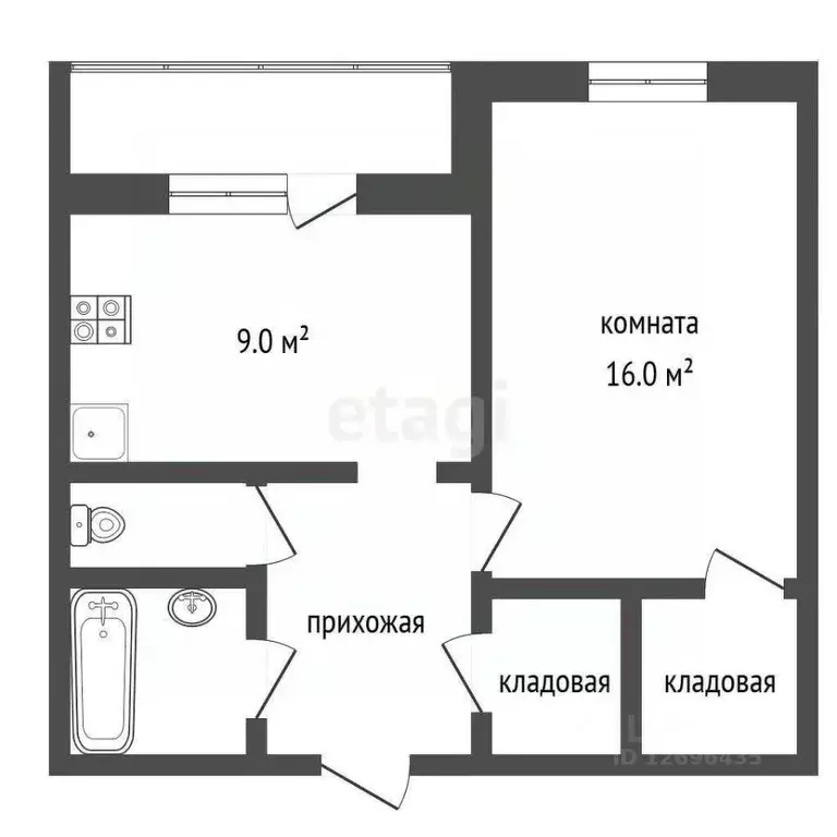 1-к кв. Московская область, Химки ул. Германа Титова, 10 (36.8 м) - Фото 1