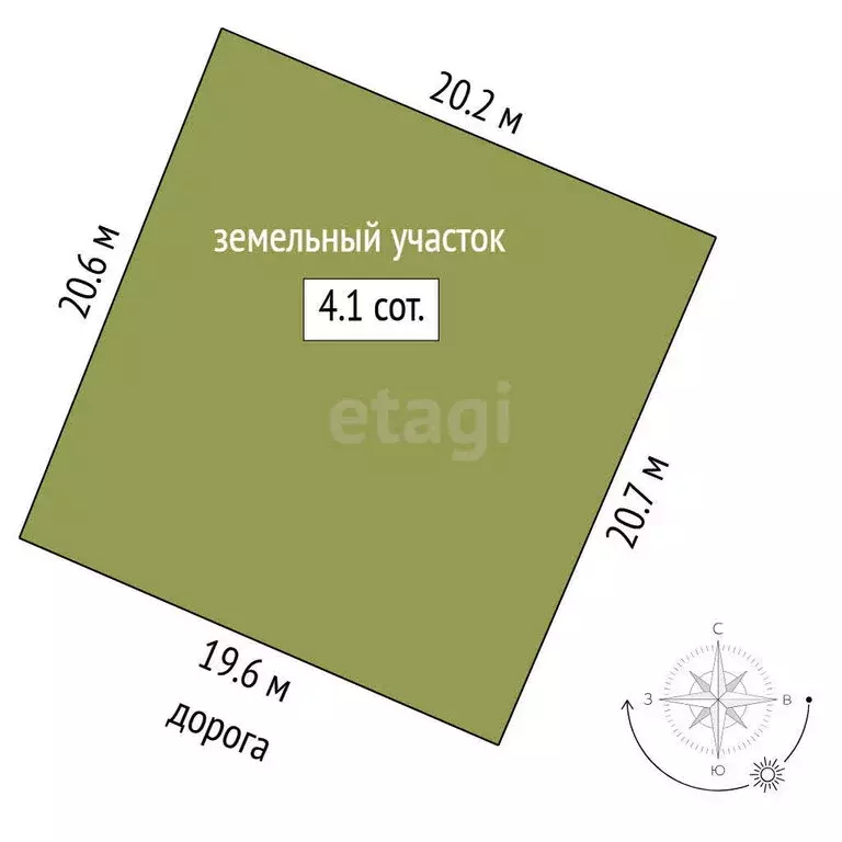 Участок в Тюмень, садовое товарищество Малинка, Малая Центральная ... - Фото 1