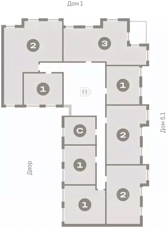 1-к кв. Тюменская область, Тюмень Мысовская ул., 26к2 (45.13 м) - Фото 1
