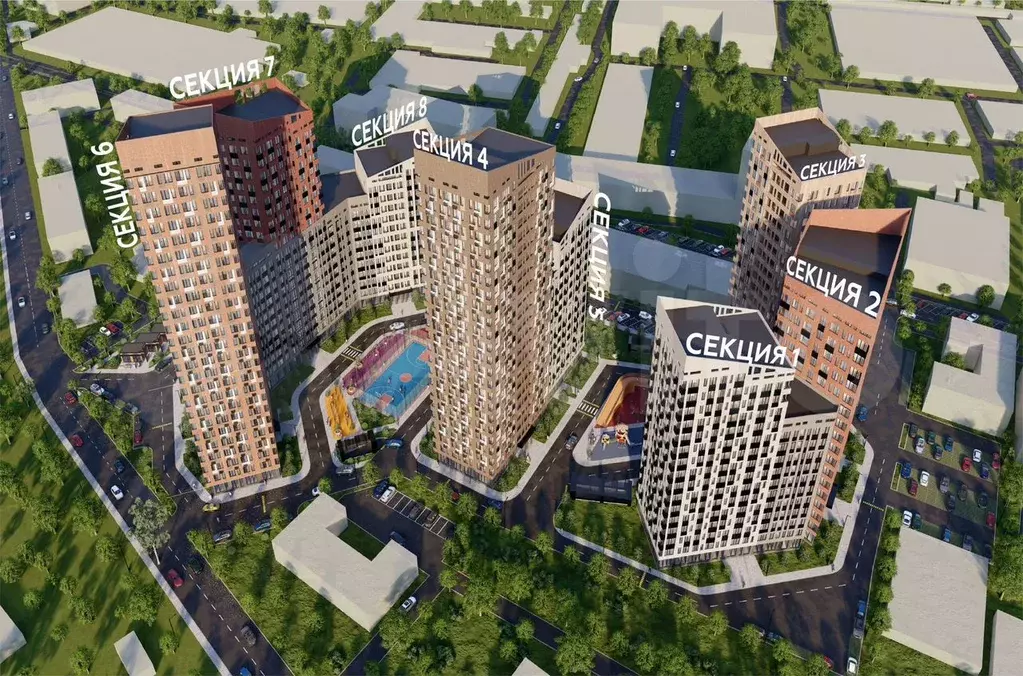 Квартира-студия, 23,2 м, 8/21 эт. - Фото 1