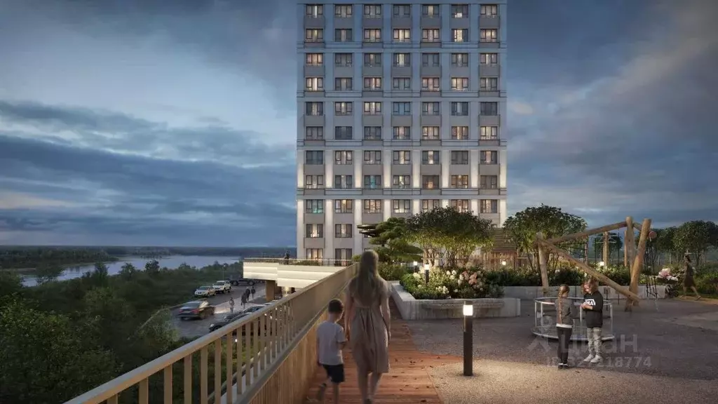 2-к кв. Тюменская область, Тюмень ул. Краснооктябрьская, 4Ак1 (66.0 м) - Фото 1