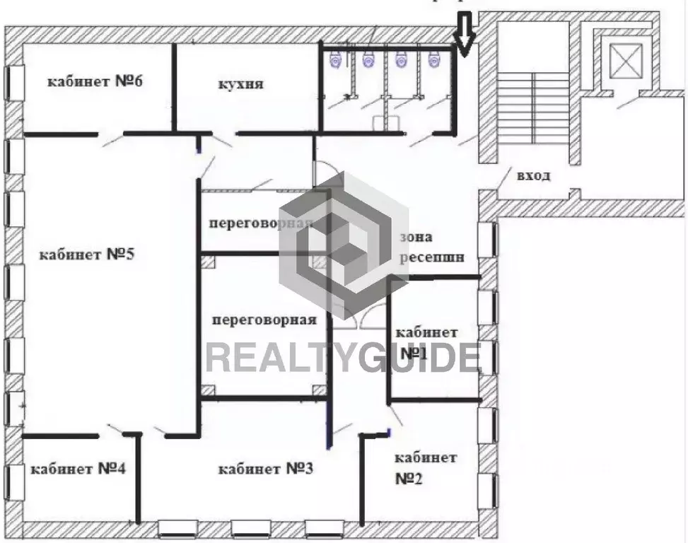 Офис в Москва Подсосенский пер., 23С2 (290 м) - Фото 1