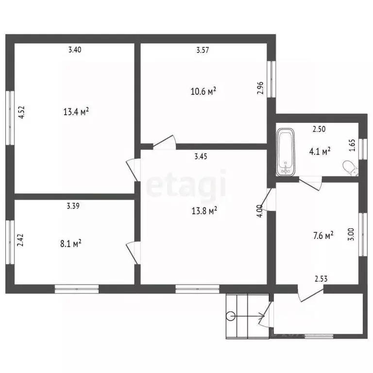 3-к кв. Камчатский край, Быстринский муниципальный округ, с. Эссо ул. ... - Фото 2