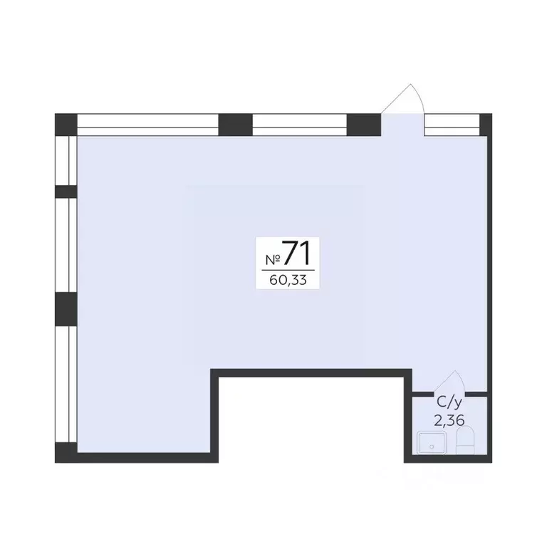 Помещение свободного назначения в Воронежская область, Воронеж ул. ... - Фото 1