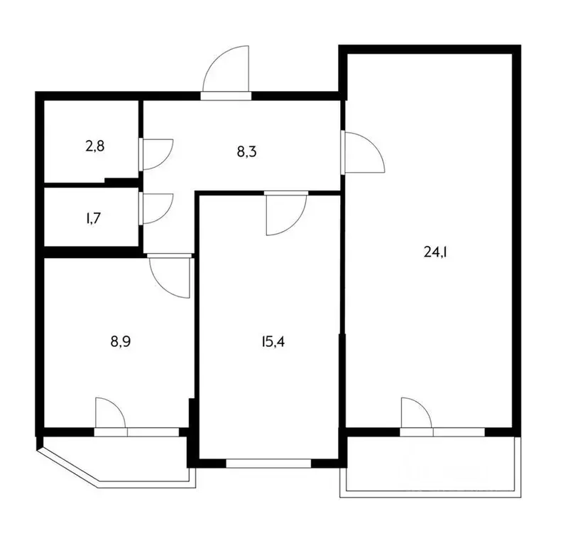 2-к кв. Краснодарский край, Краснодар ул. Командорская, 3к2 (61.2 м) - Фото 0