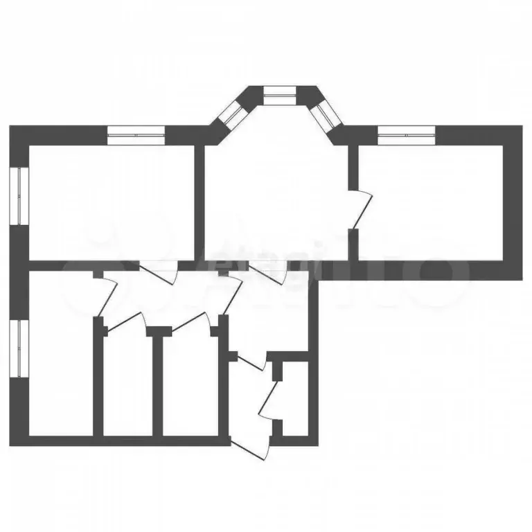 3-к. квартира, 62 м, 1/3 эт. - Фото 1