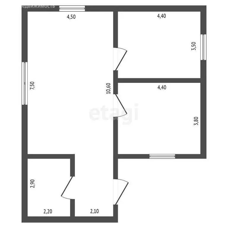 Дом в посёлок Ясные Поляны, Окружная улица (100 м) - Фото 1