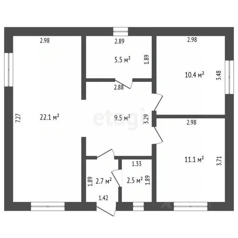 Дом в Тюменская область, Тюмень СОСН Локомотив тер., ул. Ягодная (68 ... - Фото 1