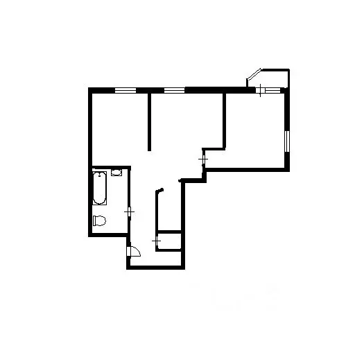 2-к кв. Новосибирская область, Новосибирск ул. Лескова, 21 (63.0 м) - Фото 1