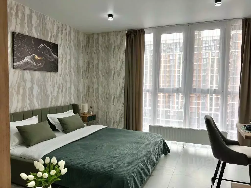 1-к кв. Краснодарский край, Краснодар ул. Ивана Беличенко, 90к1 (30.0 ... - Фото 1