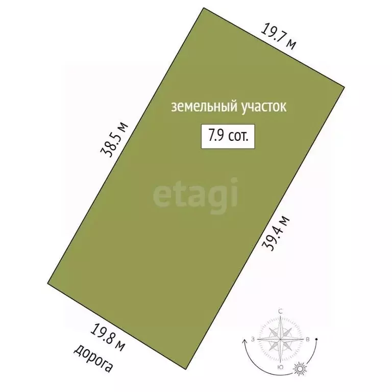 Участок в Тюменская область, Тюменский муниципальный округ, д. ... - Фото 2