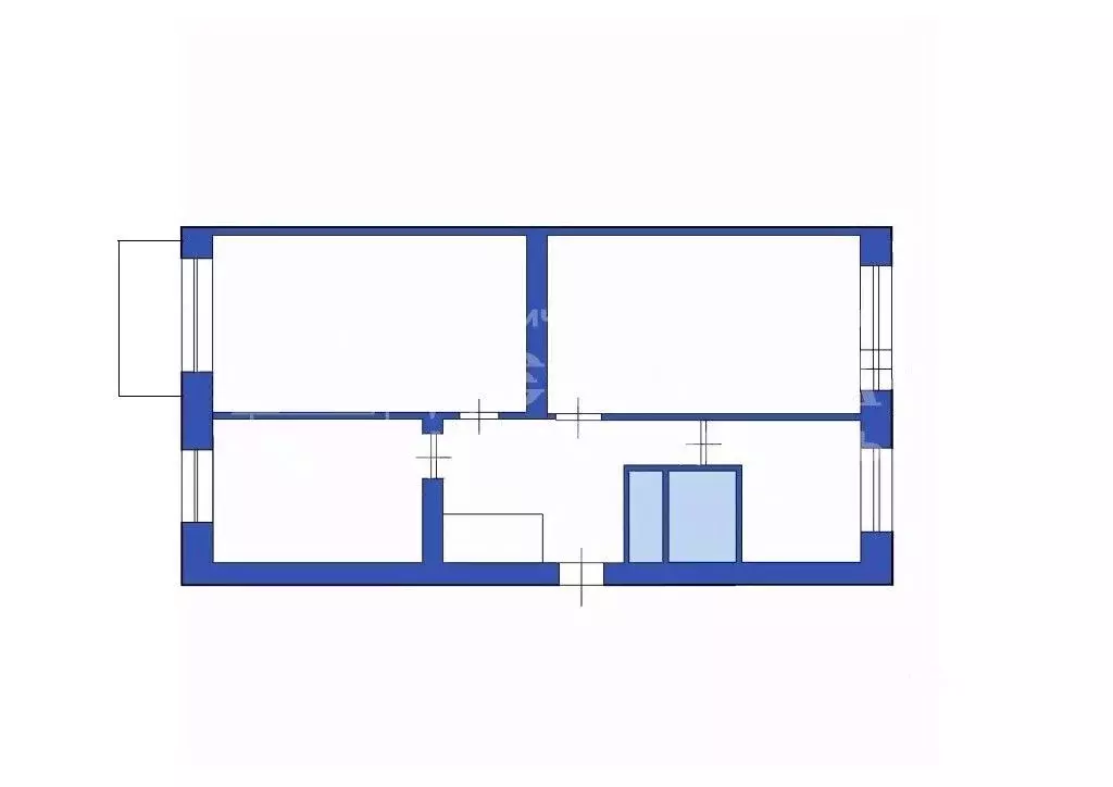 3-к кв. Кемеровская область, Ленинск-Кузнецкий просп. Кирова, 75А ... - Фото 2