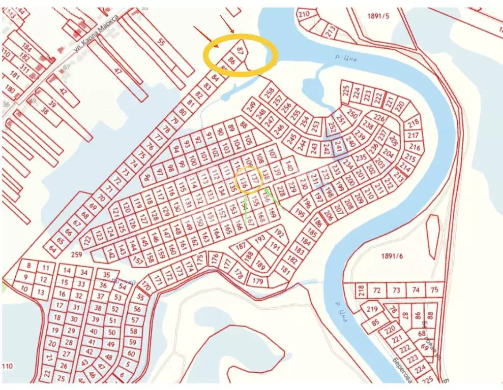 Участок в Тамбовский муниципальный округ, село Куксово (10 м) - Фото 1