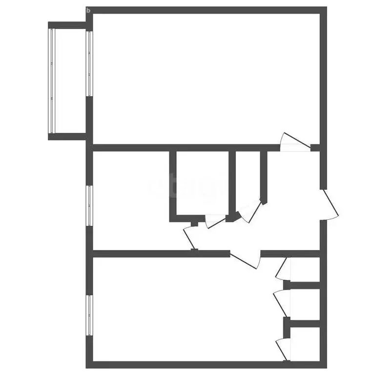 2-комнатная квартира: Нижний Тагил, Черноморская улица, 13 (43.2 м) - Фото 1