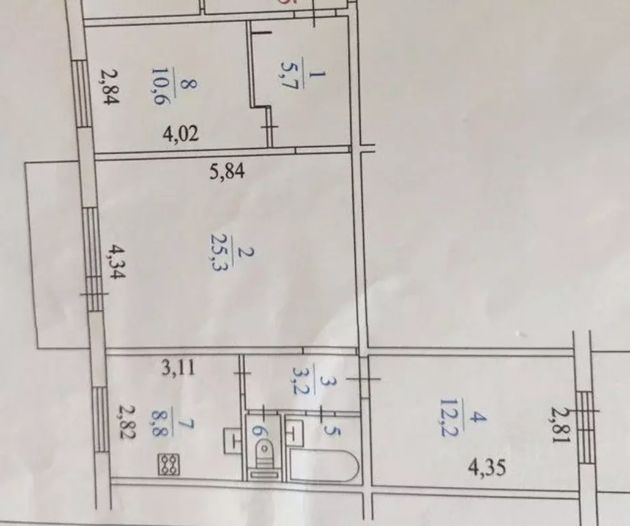 3-к кв. Ленинградская область, Сертолово Всеволожский район, ... - Фото 2