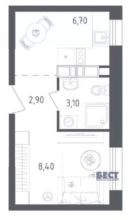 Продается 1-комнатная квартира - Фото 2