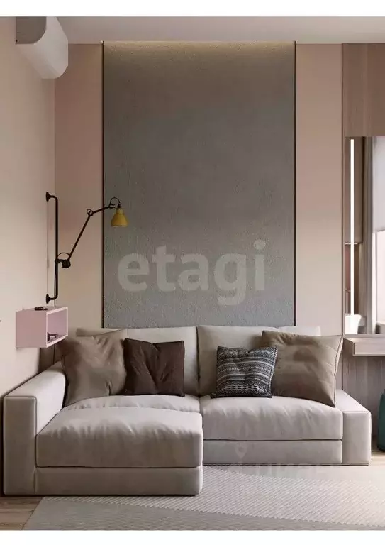 1-к кв. Тюменская область, Тюмень Профсоюзная ул., 6к1 (46.0 м) - Фото 1