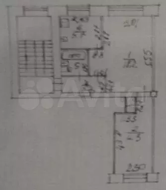 2-к. квартира, 43 м, 4/5 эт. - Фото 0