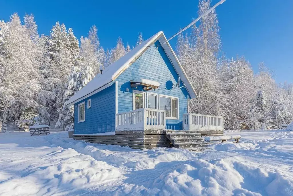 Дом в Карелия, Пряжинский район, Эссойльское с/пос, пос. Сяпся, ... - Фото 1