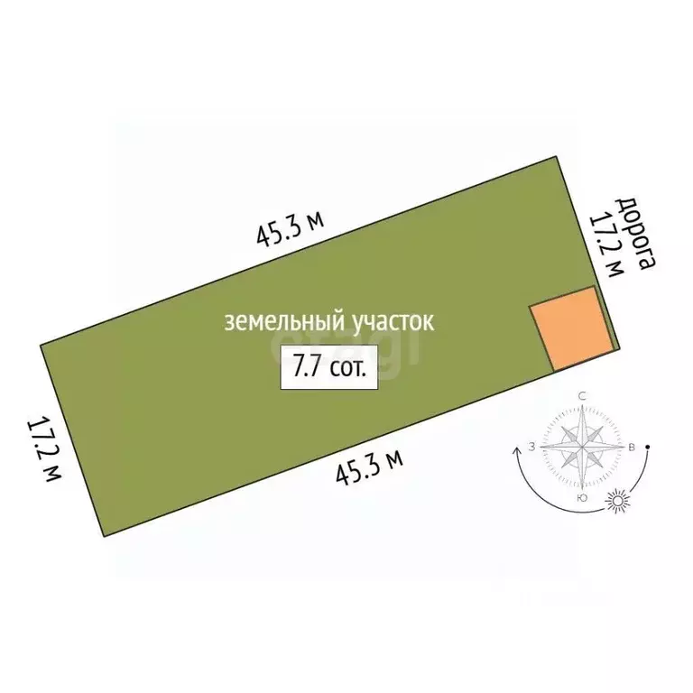 Участок в Мордовия, Ковылкино ул. Пушкина (8.0 сот.) - Фото 2