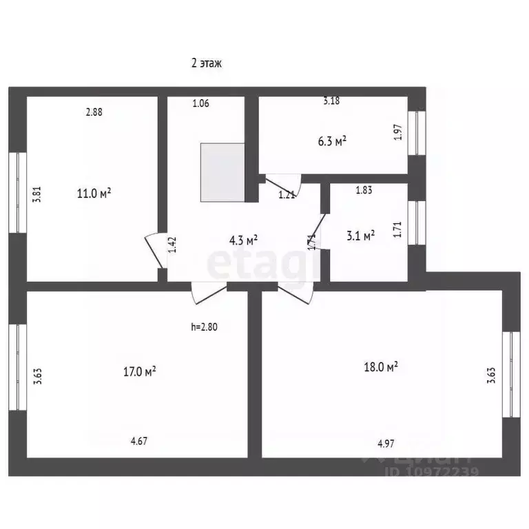 Таунхаус в Башкортостан, Стерлитамакский район, Отрадовский сельсовет, ... - Фото 2