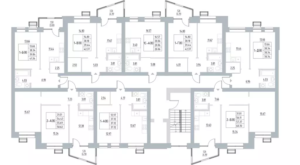 1-к кв. Пермский край, Пермь Рионская ул., 4А (37.12 м) - Фото 2
