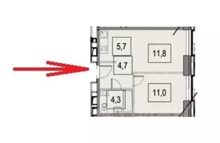 1-к кв. Москва ул. Наметкина, 10Д (37.5 м) - Фото 2