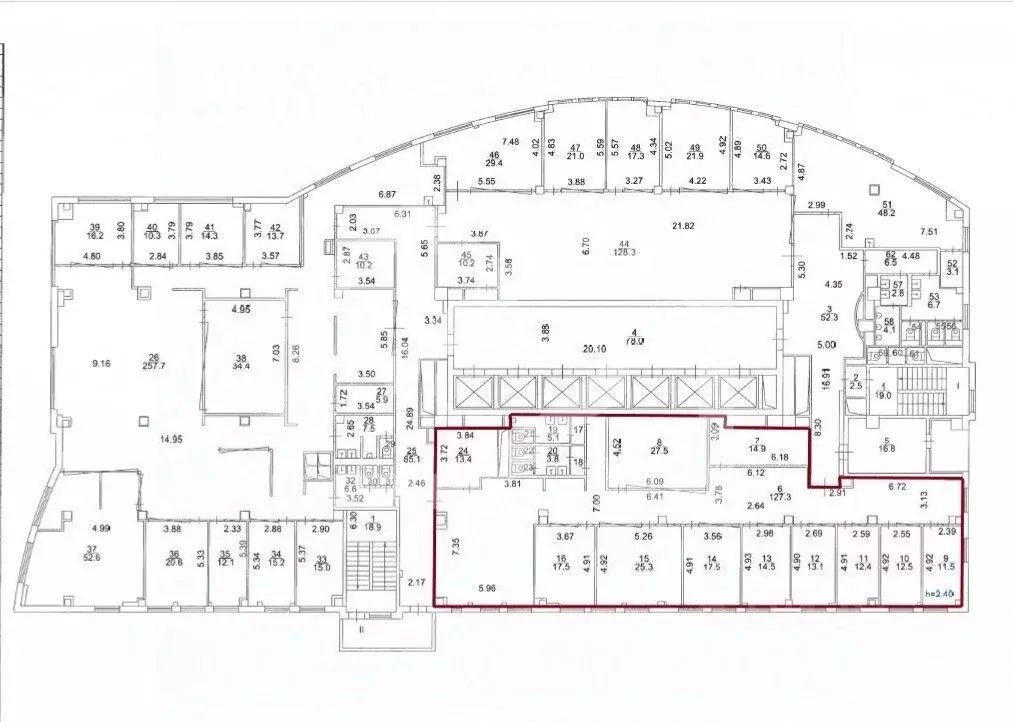 Помещение свободного назначения в Москва ул. Ивана Франко, 8 (465 м) - Фото 2