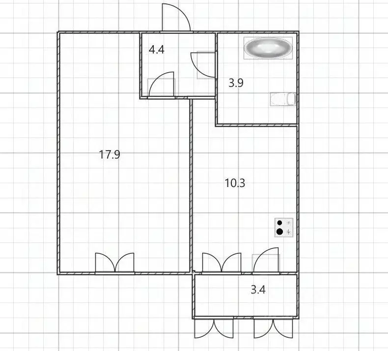 1-к кв. Башкортостан, Уфимский район, с. Дмитриевка Интернациональная ... - Фото 2