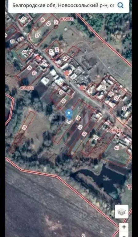 Участок в Белгородская область, Новооскольский муниципальный округ, с. ... - Фото 0