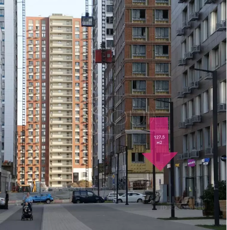 Торговая площадь в Москва Сиреневый парк жилой комплекс (128 м) - Фото 1